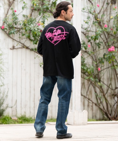 mlt4638- プリントロンT（NEONハート）（Tシャツ/カットソー）｜CAMBIO（カンビオ）