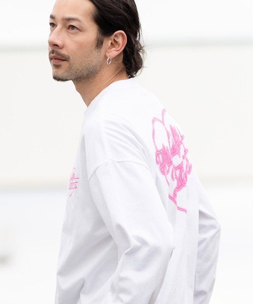 mlt4638- プリントロンT（NEONハート）（Tシャツ/カットソー）｜CAMBIO（カンビオ）