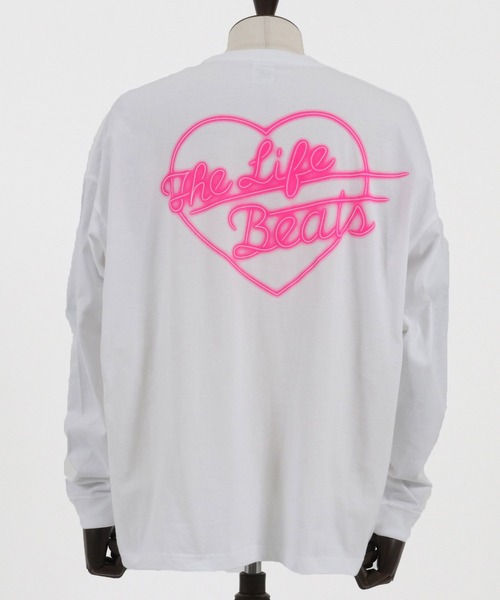 mlt4638- プリントロンT（NEONハート）（Tシャツ/カットソー）｜CAMBIO（カンビオ）