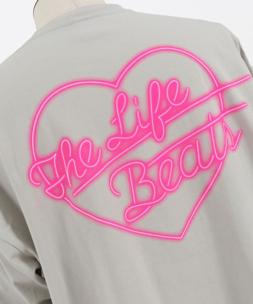 mlt4638- プリントロンT（NEONハート）（Tシャツ/カットソー）｜CAMBIO（カンビオ）