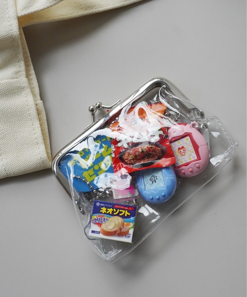 クリア がま口 ミニ ポーチ（ポーチ）｜Port（ポート）のファッション