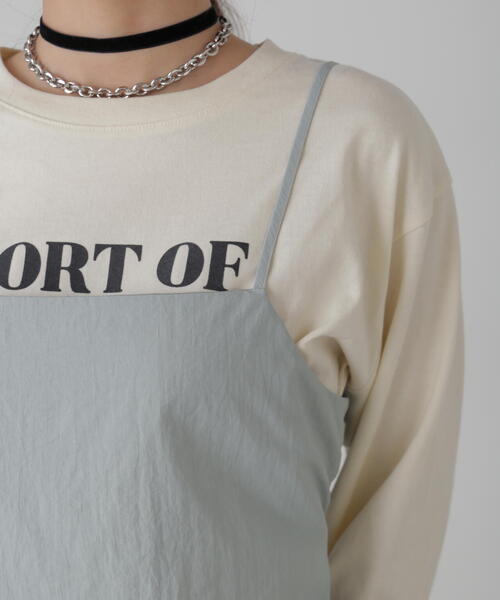 FREE'S MART(フリーズマート)の「バックオープンナイロンジャンパースカート(ワンピース・レディース・グレー/カーキ/ブラック・MEDIUM/SMALL)」の19枚目の写真