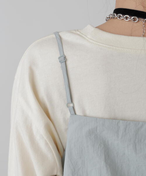 FREE'S MART(フリーズマート)の「バックオープンナイロンジャンパースカート(ワンピース・レディース・グレー/カーキ/ブラック・MEDIUM/SMALL)」の20枚目の写真