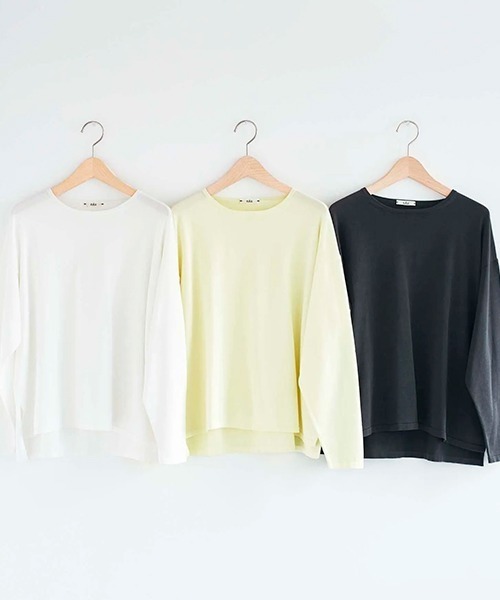 HAU(ハウ)の「ニットトップス homme(ニット/セーター・レディース・ブラック/ライトグレー/サックスブルー/アイボリー/ブラウン/チャコールグレー/イエロー/ホワイト・ONE SIZE/MEDIUM)」の15枚目の写真