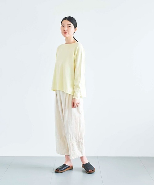 HAU(ハウ)の「ニットトップス homme(ニット/セーター・レディース・ブラック/ライトグレー/サックスブルー/アイボリー/ブラウン/チャコールグレー/イエロー/ホワイト・ONE SIZE/MEDIUM)」の21枚目の写真