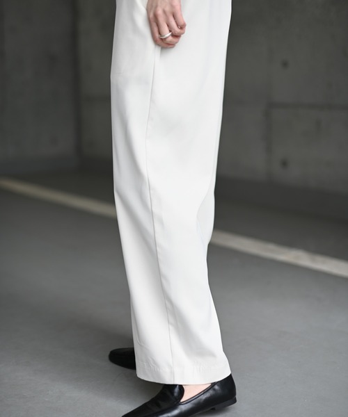 Marient（マリエント）の「センタージップツイルサロペット（サロペット/オーバーオール・レディース・ブラック/アイボリー・FREE）」の17枚目の写真