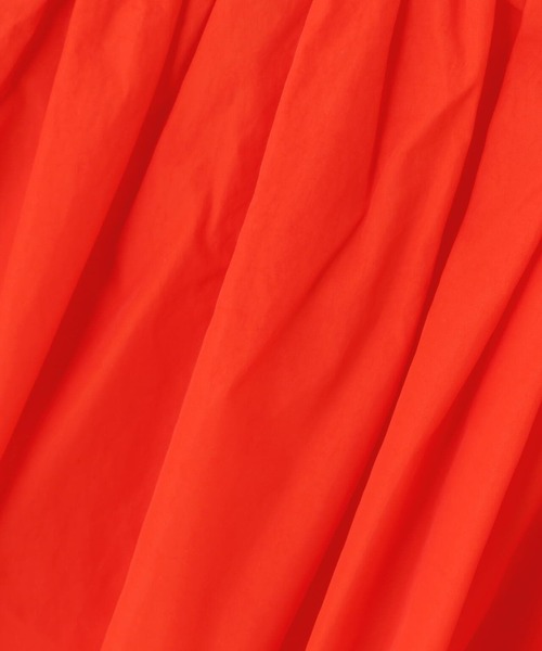 BEAVER（ビーバー）の「B omnivore/ビーオムニボー コットン＆タフタＳ／Ｌプルオーバー（シャツ/ブラウス・レディース・ブラック/オレンジ・F）」の17枚目の写真