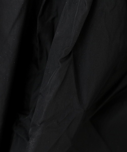 BEAVER（ビーバー）の「B omnivore/ビーオムニボー コットン＆タフタＳ／Ｌプルオーバー（シャツ/ブラウス・レディース・ブラック/オレンジ・F）」の4枚目の写真