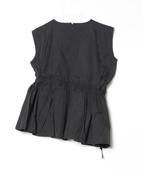 BEAVER（ビーバー）の「B omnivore/ビーオムニボー コットン＆タフタＳ／Ｌプルオーバー（シャツ/ブラウス・レディース・ブラック/オレンジ・F）」の19枚目の写真