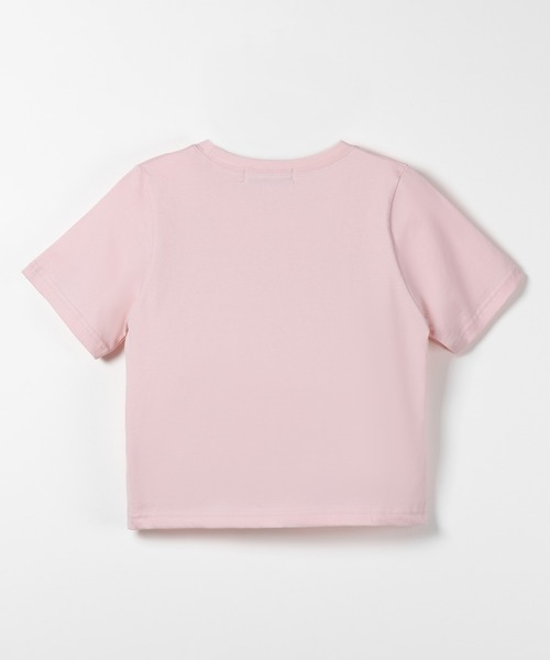 me+em select（ミームセレクト）の「※※【 ４color 】ミニリボンバレエコアクロップドＴ ／ mini ribbon ballet core cropped Tee（Tシャツ/カットソー・レディース・ホワイト/ブラック/ピンク/グレー・FREE）」の16枚目の写真