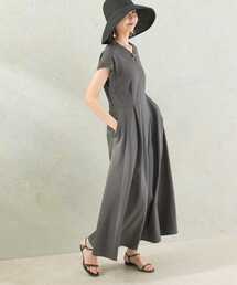 URBAN RESEARCH ROSSO WOMEN | リネンライクウエストシェイプワンピース(ワンピース)