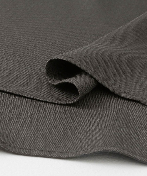 URBAN RESEARCH ROSSO WOMEN（アーバンリサーチ　ロッソ）の「リネンライクウエストシェイプワンピース（ワンピース・レディース・チャコールグレー/ベージュ系その他・36/38）」の9枚目の写真