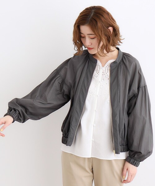 grove（グローブ）の「◇＜洗濯機で洗える・防シワ＞シアーナイロン