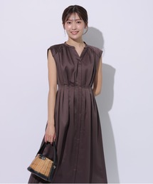 新品未使用　Apuweiser-riche サテンタックワンピース S ピンク 83055623b_b_04_215.jpg