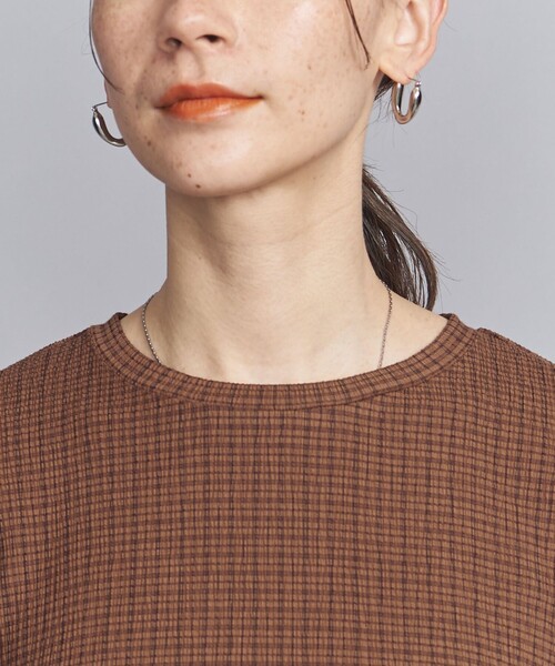 BEAUTY&YOUTH UNITED ARROWS（ビューティーアンドユースユナイテッドアローズ）の「サイドホール ショートスリーブワンピース（ワンピース・レディース・ブラック/オレンジ/その他5/その他9・FREE）」の15枚目の写真