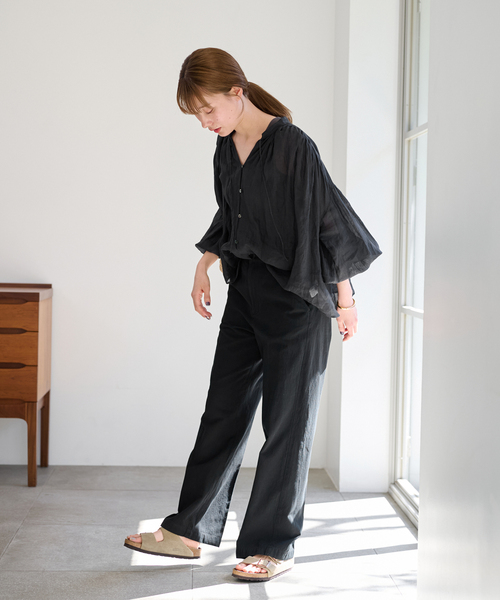 セール】ギャザーブラウス（シャツ/ブラウス）｜FRAMeWORK