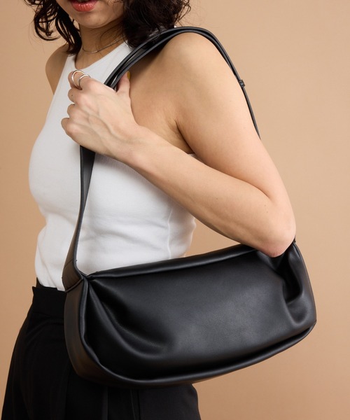 y/m（イム）の「ワイドショルダーBAG（ショルダーバッグ・レディース・ブラック・FREE）」の15枚目の写真