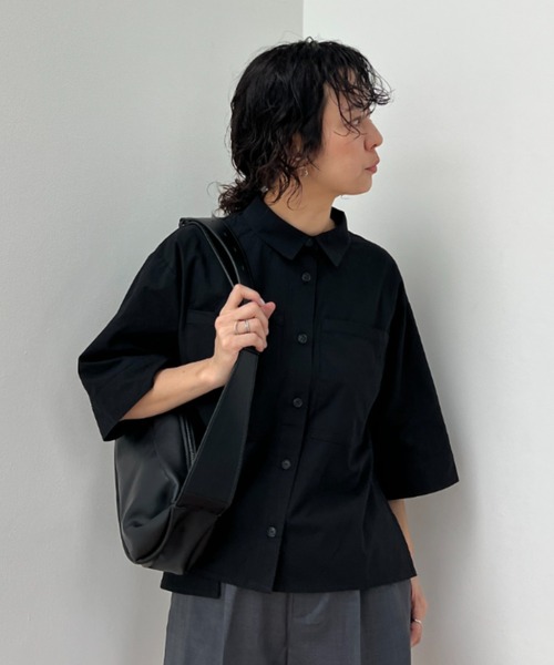 y/m（イム）の「ワイドショルダーBAG（ショルダーバッグ・レディース・ブラック・FREE）」の21枚目の写真