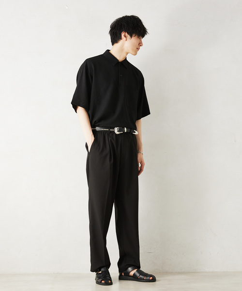 JOURNAL STANDARD relume（ジャーナルスタンダード　レリューム）の「TECH メランジ イージースラックス（スラックス・メンズ・ライトグレー/ブラック/ベージュ系その他/オリーブ・LARGE/MEDIUM/SMALL）」の10枚目の写真