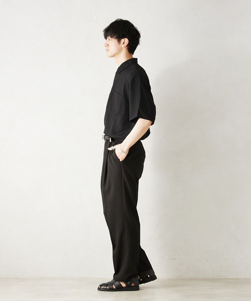 JOURNAL STANDARD relume（ジャーナルスタンダード　レリューム）の「TECH メランジ イージースラックス（スラックス・メンズ・ライトグレー/ブラック/ベージュ系その他/オリーブ・LARGE/MEDIUM/SMALL）」の11枚目の写真