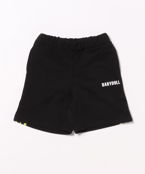 BABYDOLL(ベビードール)の「ラインスウェットハーフパンツ 9372K(トップス別売)(スウェットパンツ・キッズ・ブラック/ベビーピンク・90cm/100cm/110cm/120cm/130cm)」の3枚目の写真