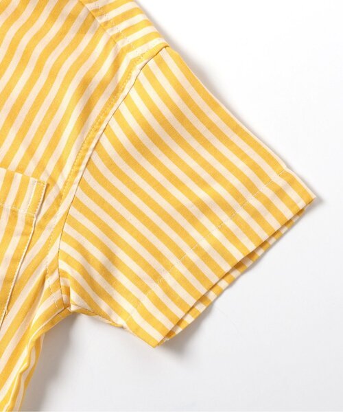 p.premier(ピードットプルミエ)の「半袖ワイドストライプシャツ(シャツ/ブラウス・キッズ・ブルー/イエロー/ブラウン/ピンク・80/90/100/110/120/140/130)」の16枚目の写真