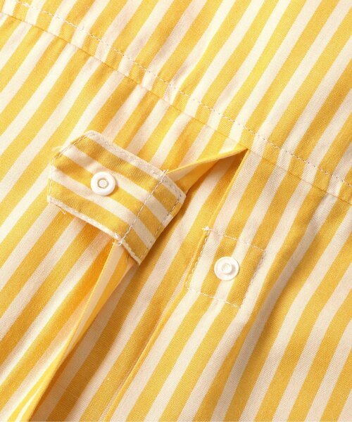 p.premier(ピードットプルミエ)の「半袖ワイドストライプシャツ(シャツ/ブラウス・キッズ・ブルー/イエロー/ブラウン/ピンク・80/90/100/110/120/140/130)」の14枚目の写真