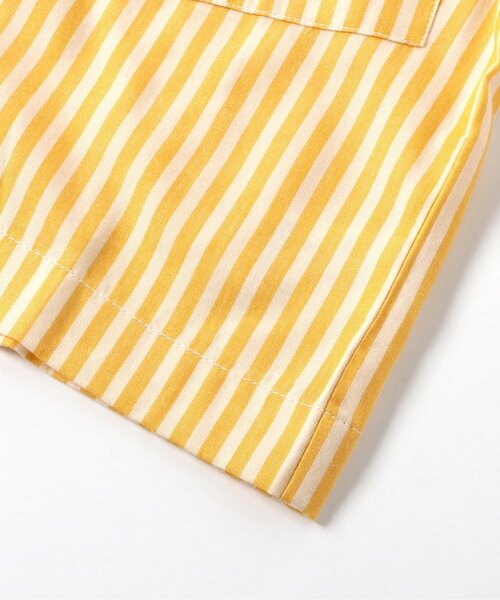 p.premier(ピードットプルミエ)の「半袖ワイドストライプシャツ(シャツ/ブラウス・キッズ・ブルー/イエロー/ブラウン/ピンク・80/90/100/110/120/140/130)」の13枚目の写真