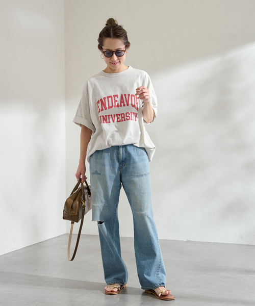 【新品】FRAMe WORK オーバーTEE グレー フレームワーク FRAMeWORK ≪追加予約≫オーバーTEE 2 （グレー