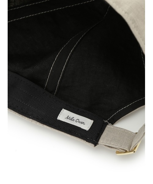 Mila Owen（ミラオーウェン）の「フレンチリネンキャップ（キャップ・レディース・ブラック/チャコールグレー/ベージュ・FREE）」の11枚目の写真