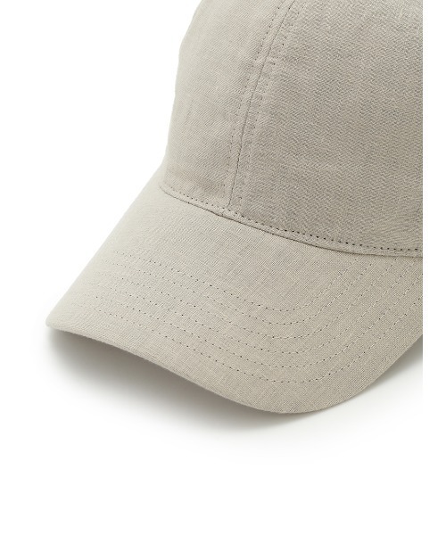 Mila Owen（ミラオーウェン）の「フレンチリネンキャップ（キャップ・レディース・ブラック/チャコールグレー/ベージュ・FREE）」の6枚目の写真