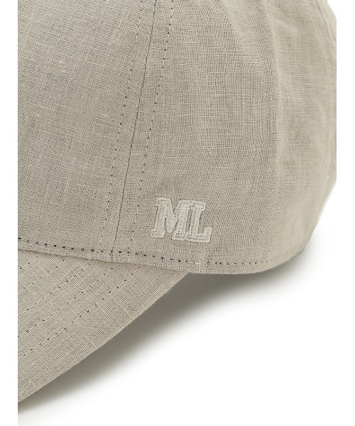 Mila Owen（ミラオーウェン）の「フレンチリネンキャップ（キャップ・レディース・ブラック/チャコールグレー/ベージュ・FREE）」の7枚目の写真