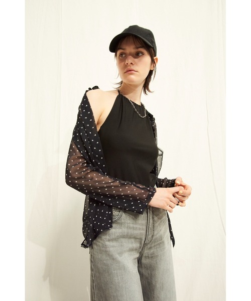 Mila Owen（ミラオーウェン）の「フレンチリネンキャップ（キャップ・レディース・ブラック/チャコールグレー/ベージュ・FREE）」の12枚目の写真