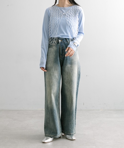 mystic（ミスティック）の「ビーズベスト（ベスト）」 - WEAR