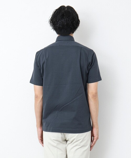 NOLLEY’S（ノーリーズ）の「《ビジカジ対応》サッカーニットテープポロシャツ（ポロシャツ・メンズ・サックスブルー/ブルー系その他/ネイビー・XL/L/M/S）」の22枚目の写真