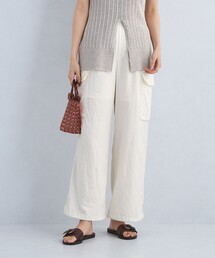green label relaxing | BREEZE LINEN ブリーズリネン カーゴ パンツ オフホワイト(カーゴパンツ)