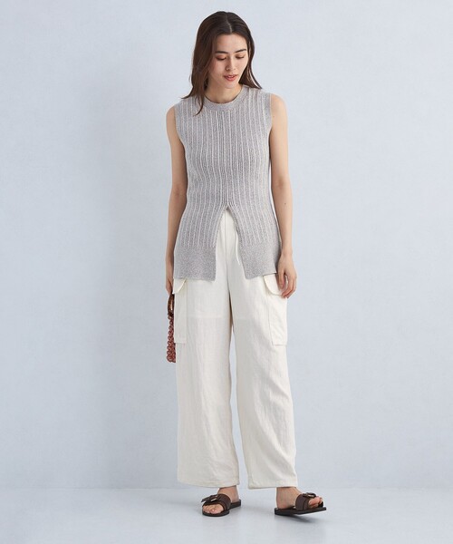 【新品未使用】greenlabelrelaxingブリーズリネン カーゴパンツ BREEZE LINEN ブリーズリネン カーゴ パンツ