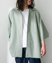 ARMY TWILL | ARMY TWILL　C/L Slab Half-Sleeve Big Shirts(シャツ/ブラウス)