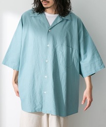 ARMY TWILL | ARMY TWILL　C/L Slab Half-Sleeve Big Shirts(シャツ/ブラウス)