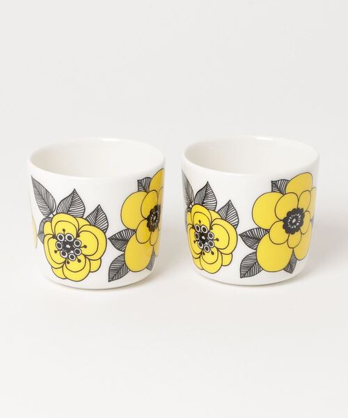 marimekko(マリメッコ)の「Kestit / coffee cup 2dl 2pcs(グラス/マグカップ/タンブラー・レディース・イエロー・FREE)」の10枚目の写真