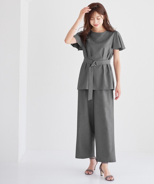 alotta(アロッタ)の「麻調セミワイドパンツ(その他パンツ・レディース・ベージュ/グレー/ライトブルー・LARGE/MEDIUM/X-LARGE)」の17枚目の写真