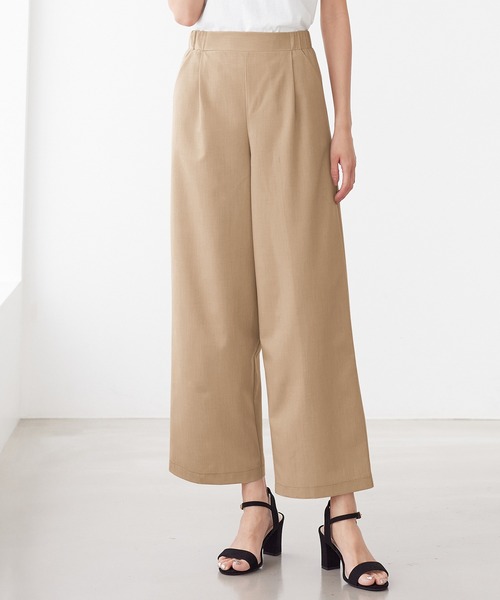 alotta(アロッタ)の「麻調セミワイドパンツ(その他パンツ・レディース・ベージュ/グレー/ライトブルー・LARGE/MEDIUM/X-LARGE)」の12枚目の写真