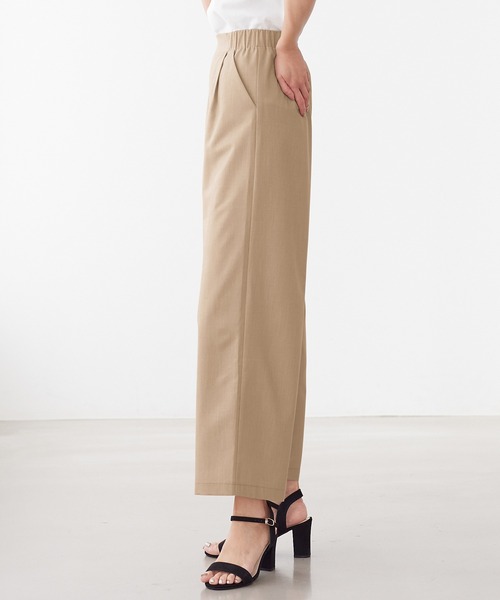 alotta(アロッタ)の「麻調セミワイドパンツ(その他パンツ・レディース・ベージュ/グレー/ライトブルー・LARGE/MEDIUM/X-LARGE)」の13枚目の写真