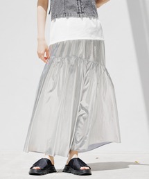 LAKOLE | メタリックティアードスカート / 127589(スカート)