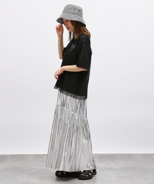 LAKOLE（ラコレ）の「メタリックティアードスカート / 127589（スカート・レディース・ブラック/シルバー・SMALL/MEDIUM）」の11枚目の写真