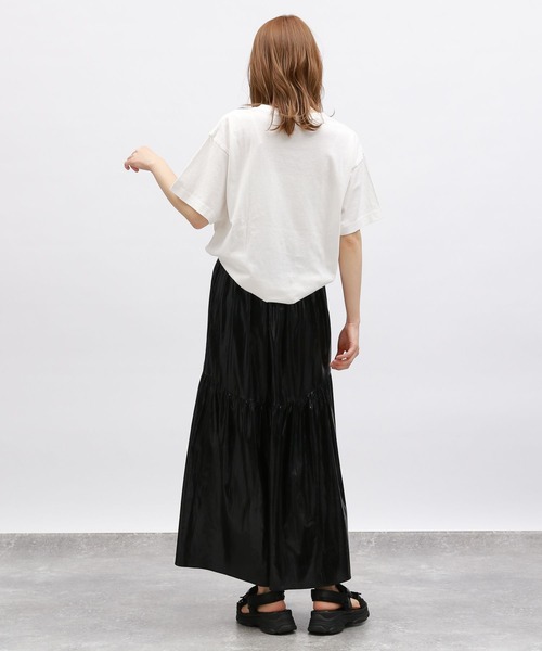 LAKOLE（ラコレ）の「メタリックティアードスカート / 127589（スカート・レディース・ブラック/シルバー・SMALL/MEDIUM）」の5枚目の写真