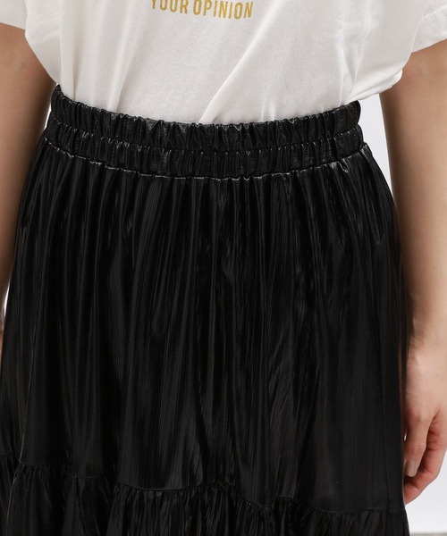 LAKOLE（ラコレ）の「メタリックティアードスカート / 127589（スカート・レディース・ブラック/シルバー・SMALL/MEDIUM）」の18枚目の写真