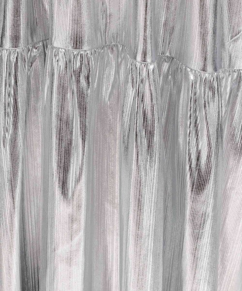 LAKOLE（ラコレ）の「メタリックティアードスカート / 127589（スカート・レディース・ブラック/シルバー・SMALL/MEDIUM）」の21枚目の写真