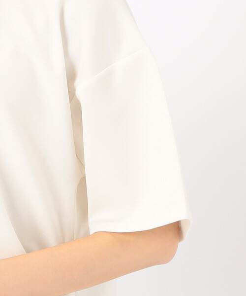 COMME CA ISM(コムサイズム)の「【サスティナブル】 AQUA ROBE ドロスト ポンチ カットソー(Tシャツ/カットソー・レディース・ホワイト/ネイビー/ブルー・FREE)」の14枚目の写真