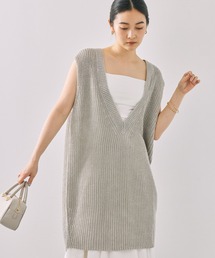 BABYLONE | アゼVネックベスト(ニット/セーター)